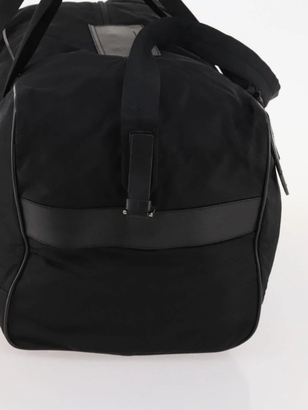 PRADA Boston Bag Nylon 2way Black Silver Auth ep13054 - Picture 6 of 16